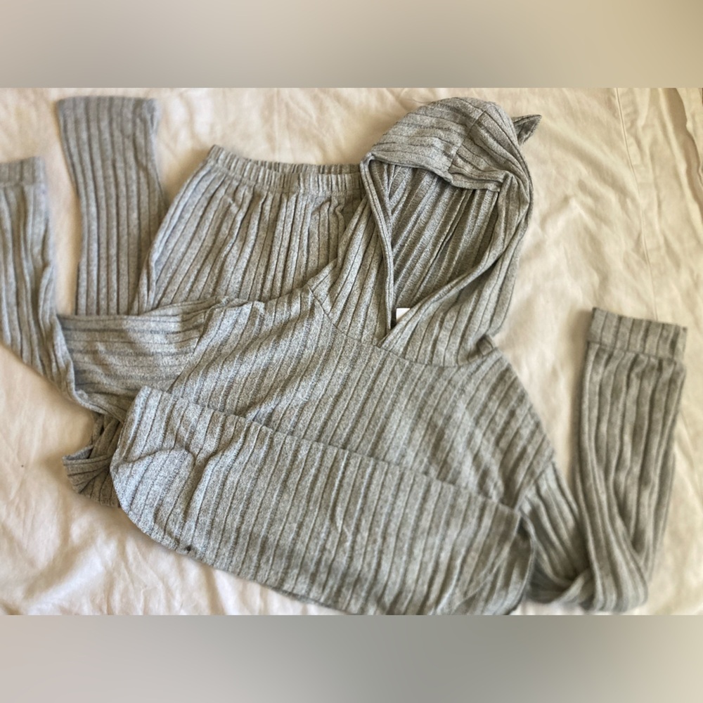 Grey Kids Thin jogger set